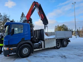 Scania P 420 тристранен самосвал 6x2 + Palfinger 29002, снимка 2