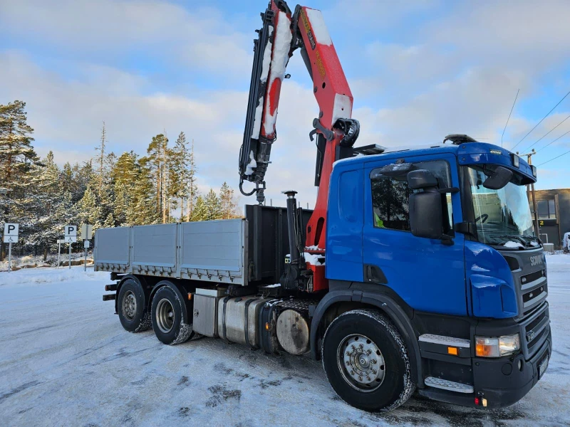 Scania P 420 тристранен самосвал 6x2 + Palfinger 29002, снимка 3 - Камиони - 53041277