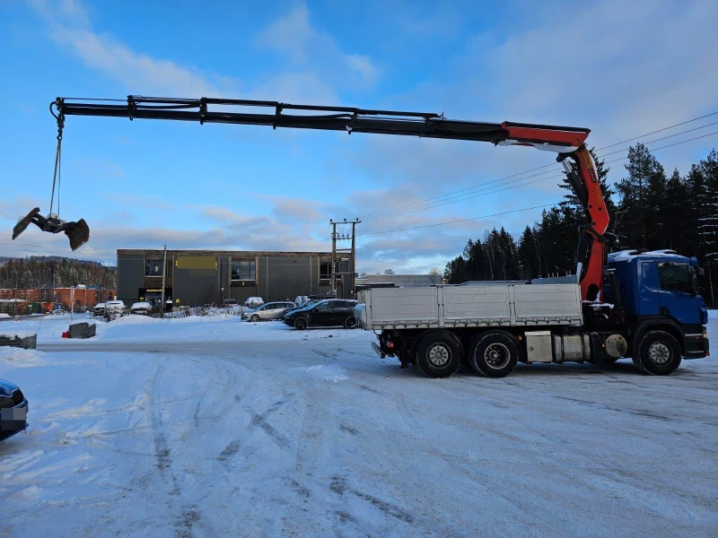 Scania P 420 тристранен самосвал 6x2 + Palfinger 29002, снимка 7 - Камиони - 53041277