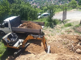 услуги с мини багер и самосвал , снимка 10