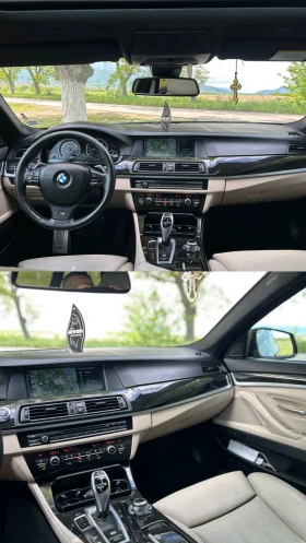 BMW 530 FULL M-Pack* ВАКУМ* ПОДГРЕВ* СЕРВИЗНА ИСТОРИЯ* , снимка 10