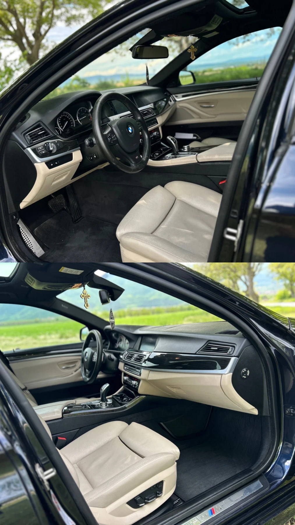BMW 530 FULL M-Pack* ВАКУМ* ПОДГРЕВ* СЕРВИЗНА ИСТОРИЯ* , снимка 8 - Автомобили и джипове - 55138364