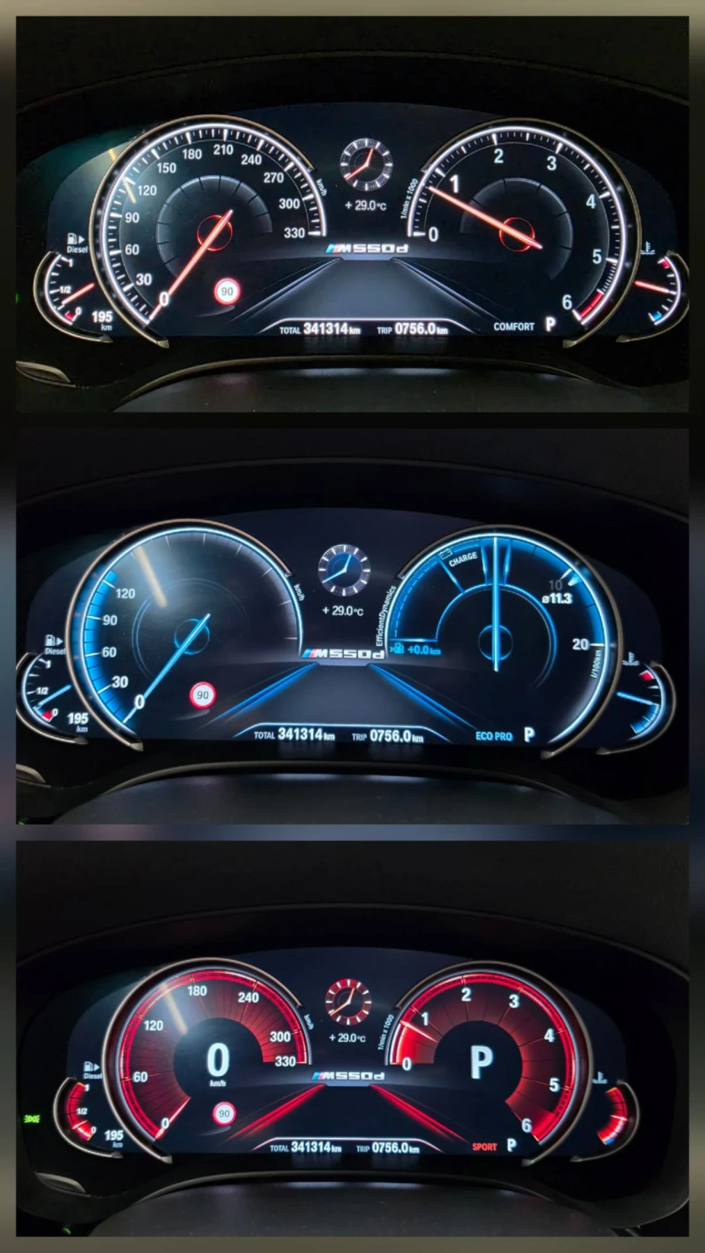 BMW 530 G30* M-PACK* 3.0D* ACTIVE SOUND* HEAD UP* PARK ASS, снимка 14 - Автомобили и джипове - 56105157