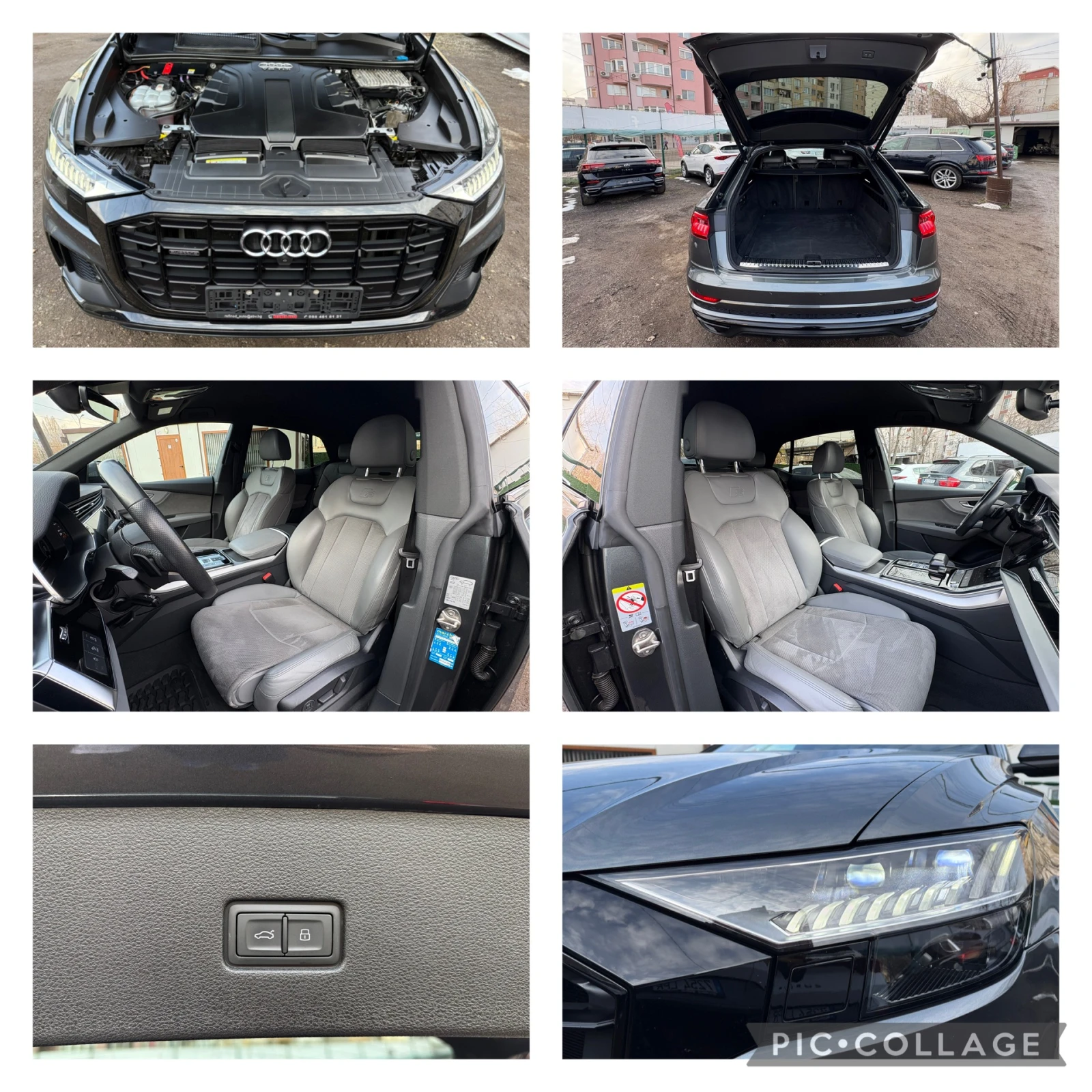 Audi Q8 5.0TDI= HYBRID-286HP=  360= KEYLESS GO= S LI | Mobile.bg   14