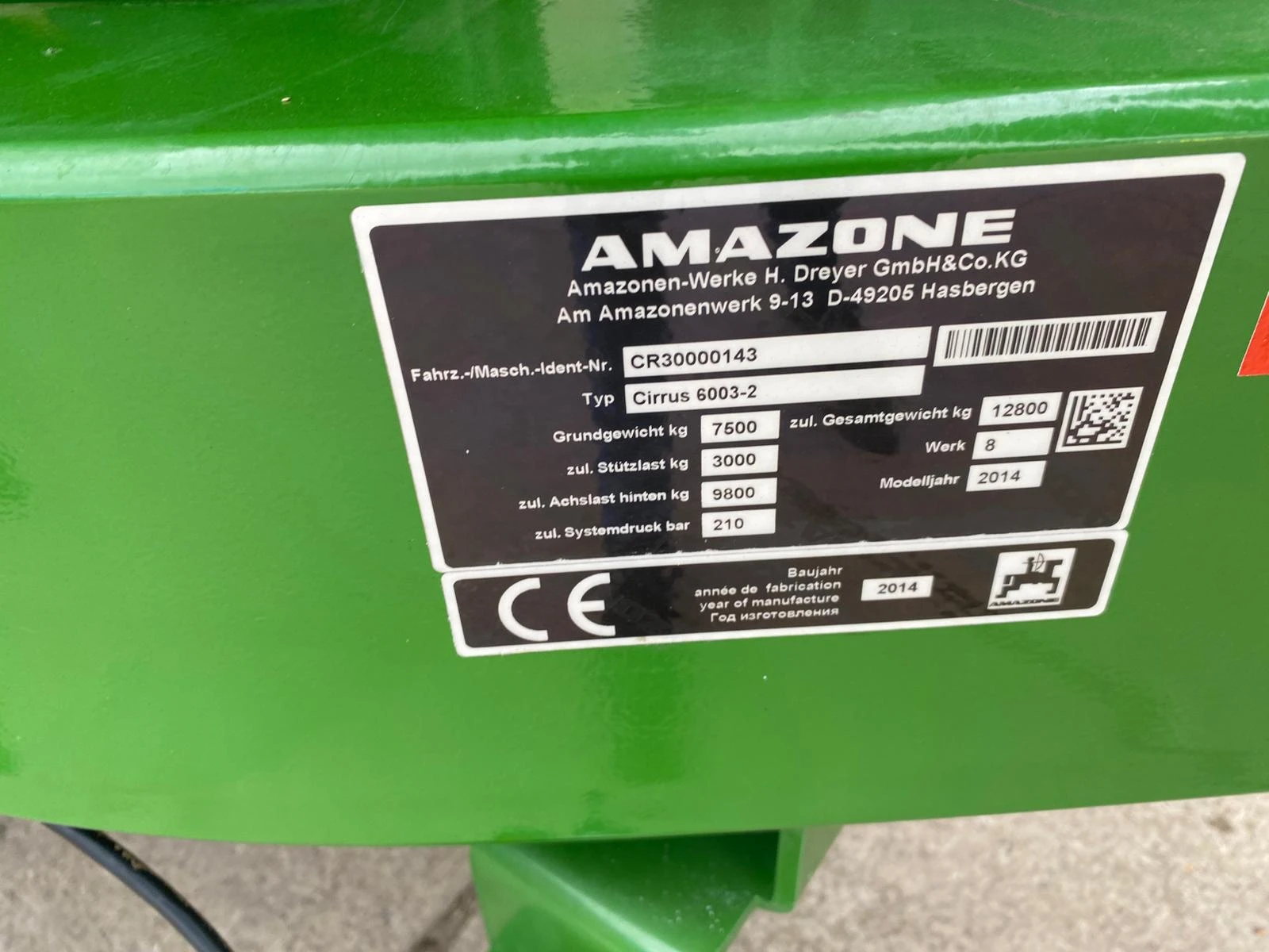 Сеялка Amazone Cirrus 6003-2 лизинг с първоначална вноска 20 % - изображение 6