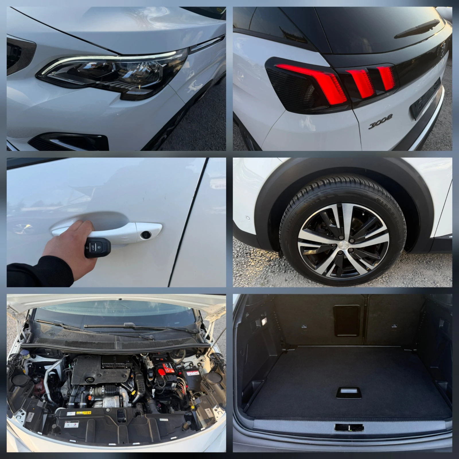 Peugeot 3008 1. 6 HDi EAT6 !MASSAGE!VIRTUAL!DISTRONIC!FUL SERV., снимка 16 - Автомобили и джипове - 53867276