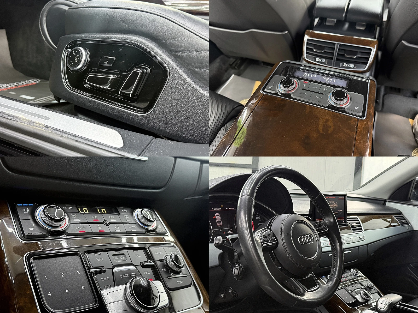 Audi A8 4.2TDI/MATRIX/ПОДГРЕВ ОБДУХВАНЕ ГЕРМАНИЯ ЛИЗИНГ, снимка 13 - Автомобили и джипове - 55949193