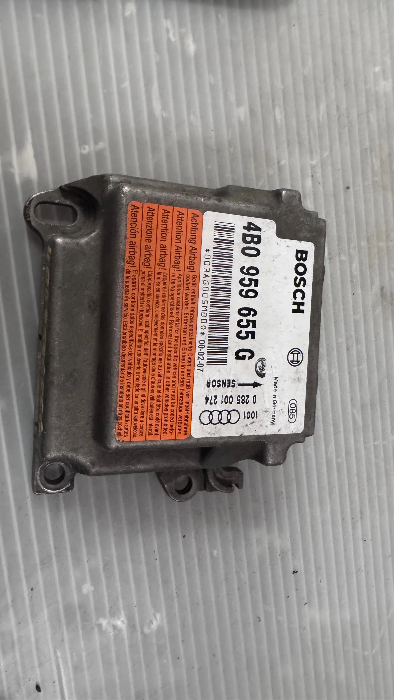 Airbag  /  /  a Audi A6 -  4B0959655  / 0285001274 | Mobile.bg   2