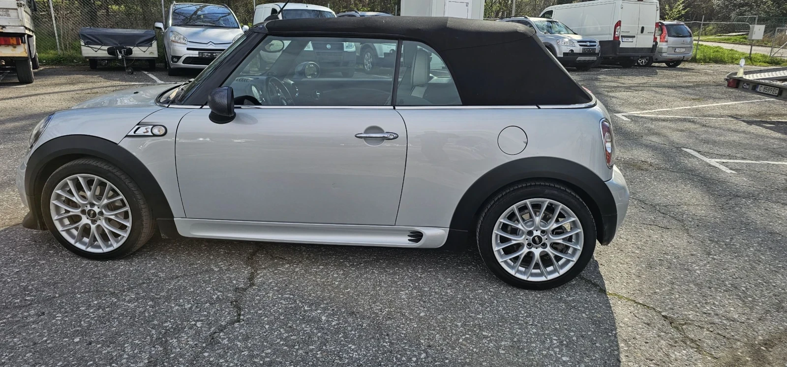 Mini Cooper s cabrio 1.6Т JON CUPAR Автомат Швейцария , снимка 17 - Автомобили и джипове - 54134984