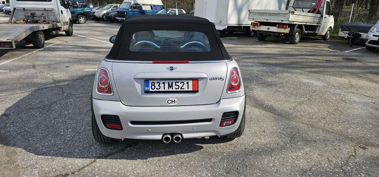 Mini Cooper s cabrio 1.6Т JON CUPAR Автомат Швейцария , снимка 16 - Автомобили и джипове - 54134984