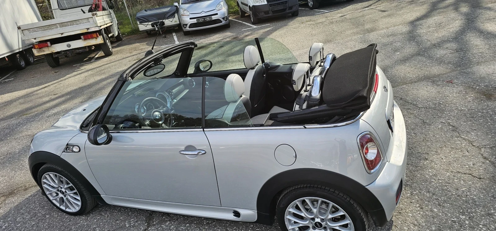 Mini Cooper s cabrio 1.6Т JON CUPAR Автомат Швейцария , снимка 4 - Автомобили и джипове - 54134984