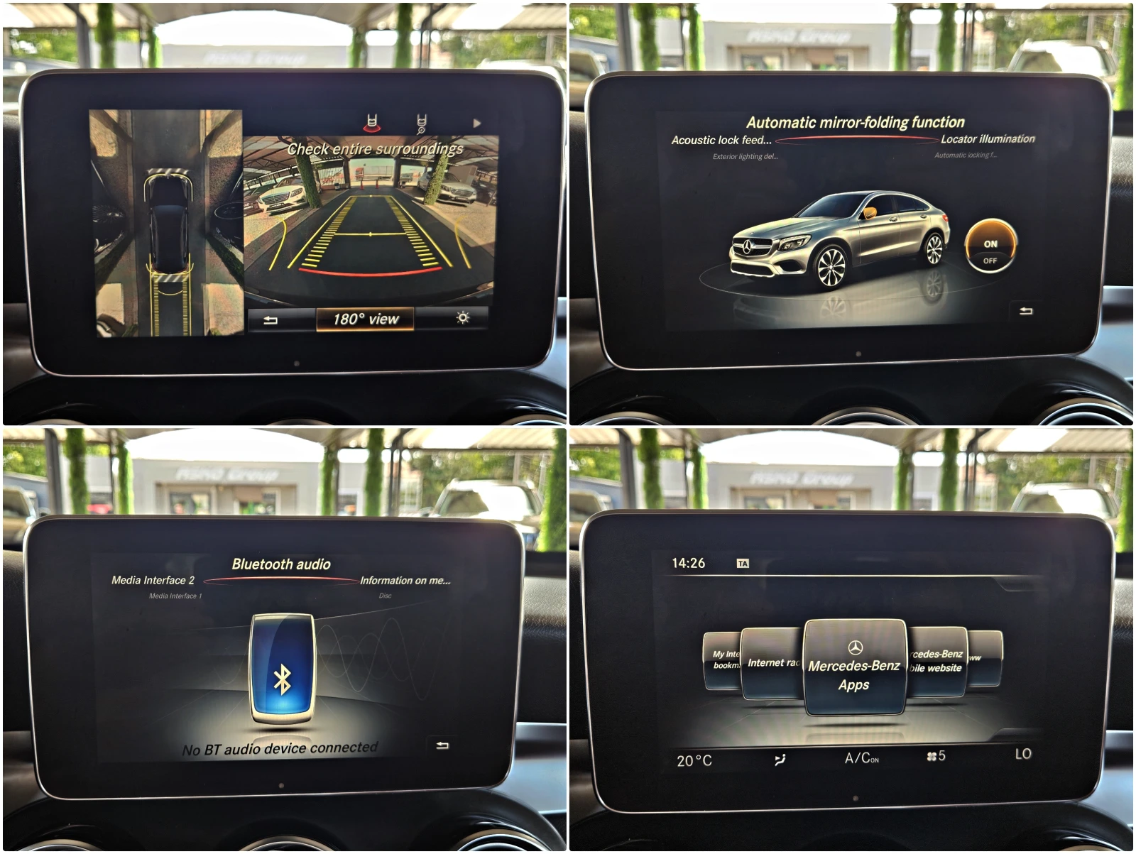 Mercedes-Benz GLC 350 AMG/COUPE/360CAMERA/AIRMATIC/KEYLESS/BLIND SPOT/LI, снимка 14 - Автомобили и джипове - 56177383