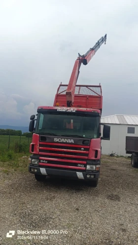Scania P 310 Самосвал с кран, снимка 1