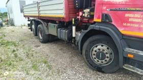 Scania P 310 Самосвал с кран, снимка 11