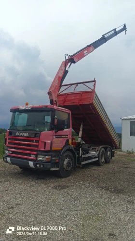Scania P 310 Самосвал с кран, снимка 3