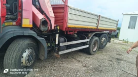 Scania P 310 Самосвал с кран, снимка 8