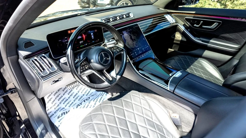 Mercedes-Benz S 580 4MATIC FULL BRABUS PACK ПАНОРАМА ЛИЗИНГ 100%, снимка 12 - Автомобили и джипове - 51461670