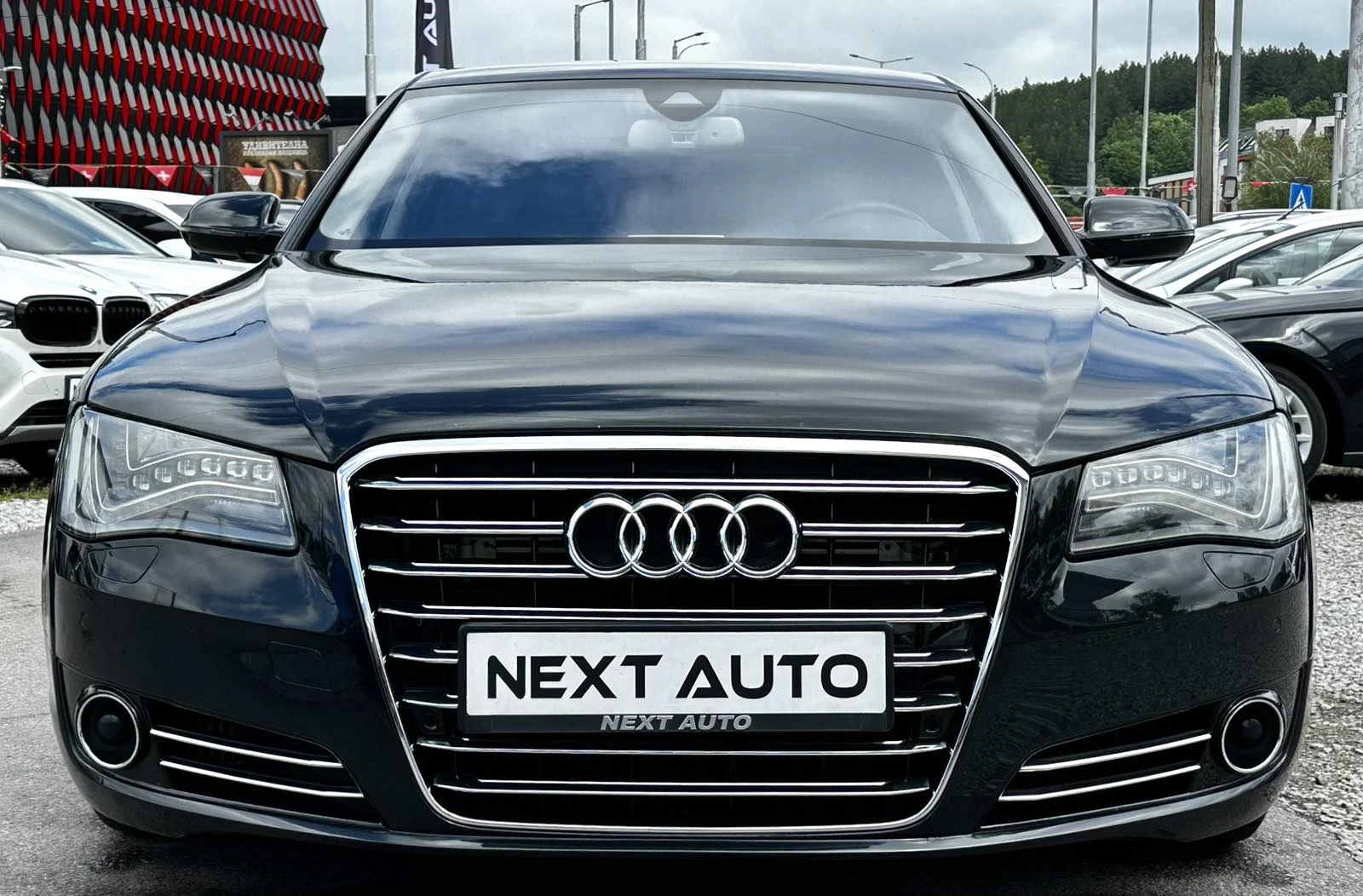 Audi A8 4.2D V8 351HP LONG 4XMASSAGE ОБДУХВАНЕ MATRIX, снимка 2 - Автомобили и джипове - 54596794