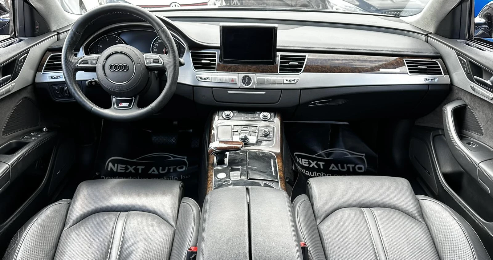Audi A8 4.2D V8 351HP LONG 4XMASSAGE ОБДУХВАНЕ MATRIX, снимка 9 - Автомобили и джипове - 54596794
