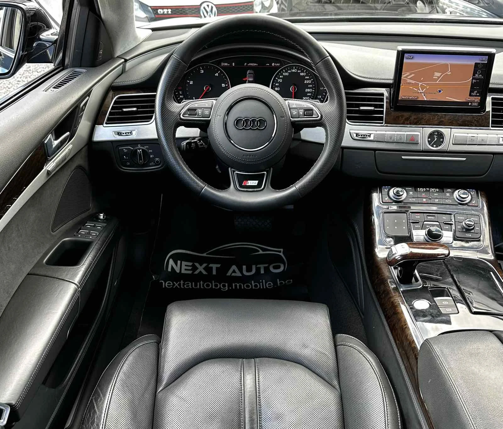 Audi A8 4.2D V8 351HP LONG 4XMASSAGE ОБДУХВАНЕ MATRIX, снимка 10 - Автомобили и джипове - 54596794