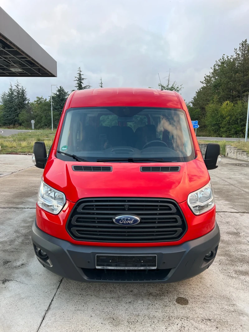Ford Transit 2.2 CDTI 9 Места, 2х Клима, Серв. История, 2 Броя!, снимка 3 - Бусове и автобуси - 52997467