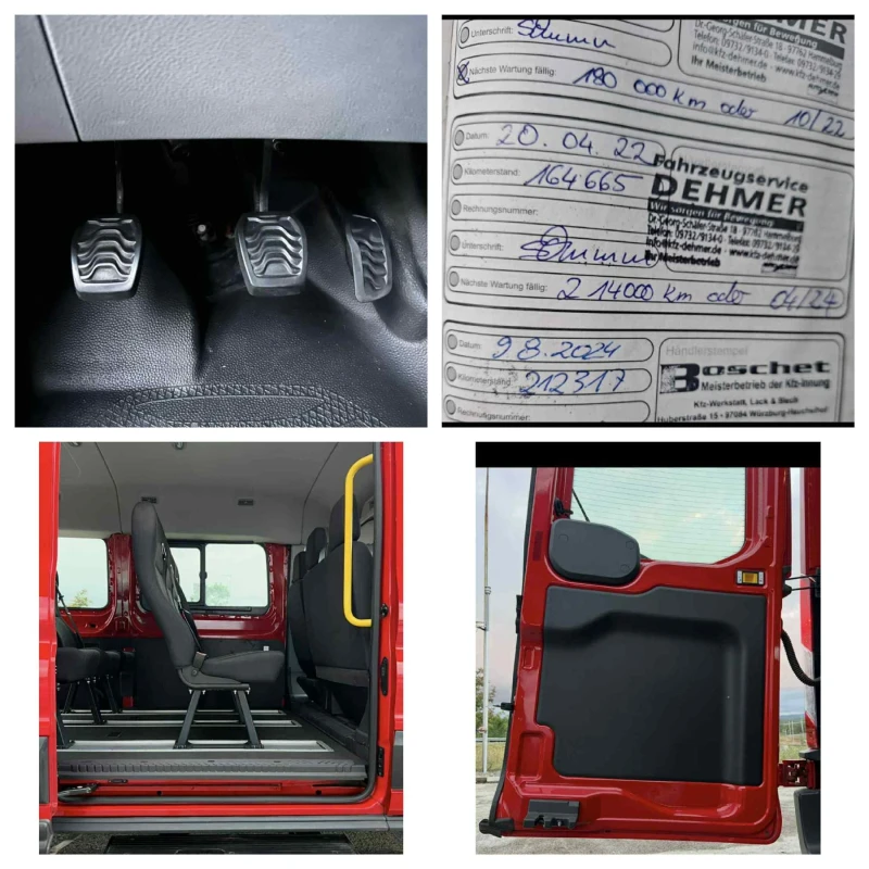 Ford Transit 2.2 CDTI 9 Места, 2х Клима, Серв. История, 2 Броя!, снимка 15 - Бусове и автобуси - 52997467