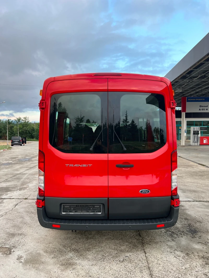 Ford Transit 2.2 CDTI 9 Места, 2х Клима, Серв. История, 2 Броя!, снимка 6 - Бусове и автобуси - 52997467
