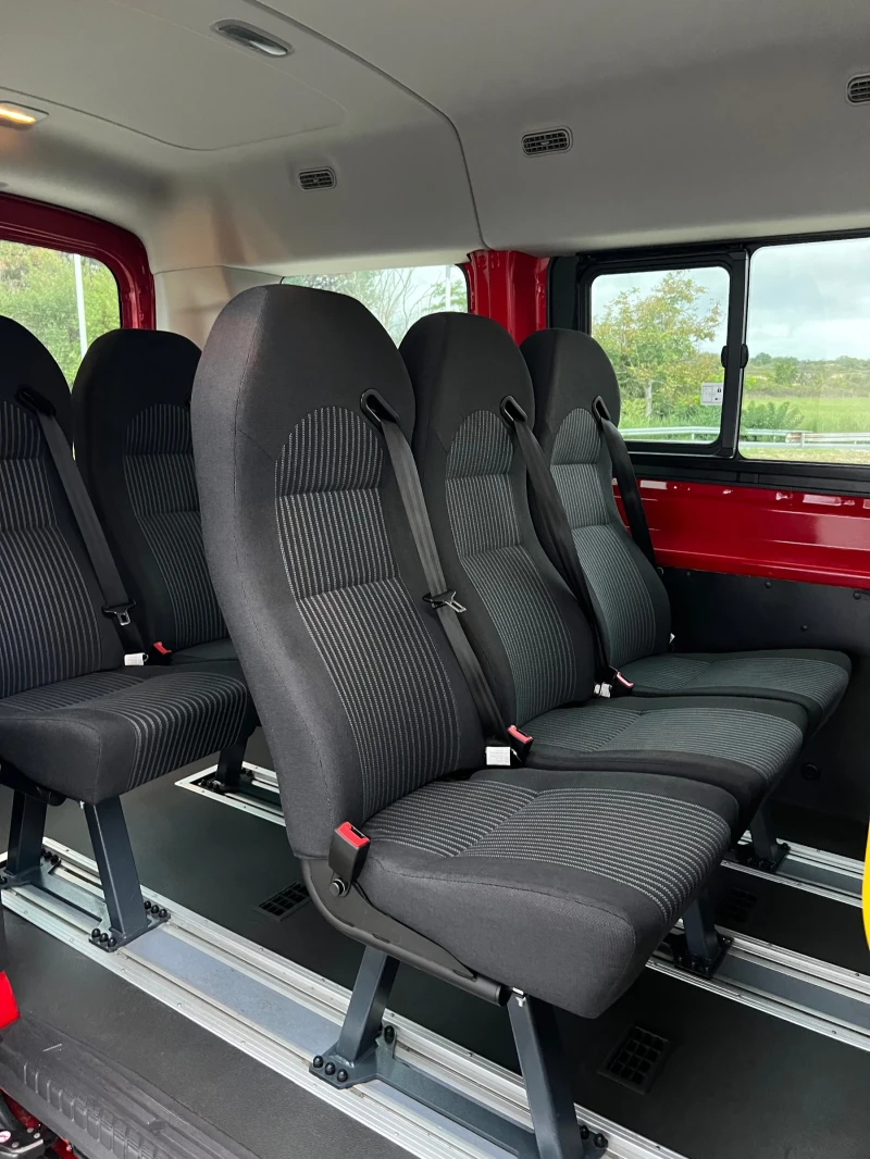 Ford Transit 2.2 CDTI 9 Места, 2х Клима, Серв. История, 2 Броя!, снимка 11 - Бусове и автобуси - 52997467