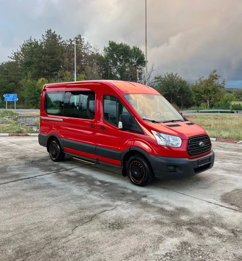 Ford Transit 2.2 CDTI 9 Места, 2х Клима, Серв. История, 2 Броя!, снимка 2 - Бусове и автобуси - 52997467