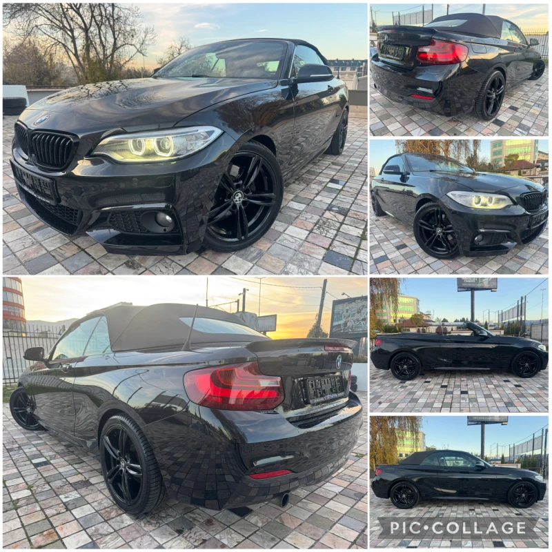 BMW 220 i M-Pack Cabrio SWISS, снимка 14 - Автомобили и джипове - 52920890