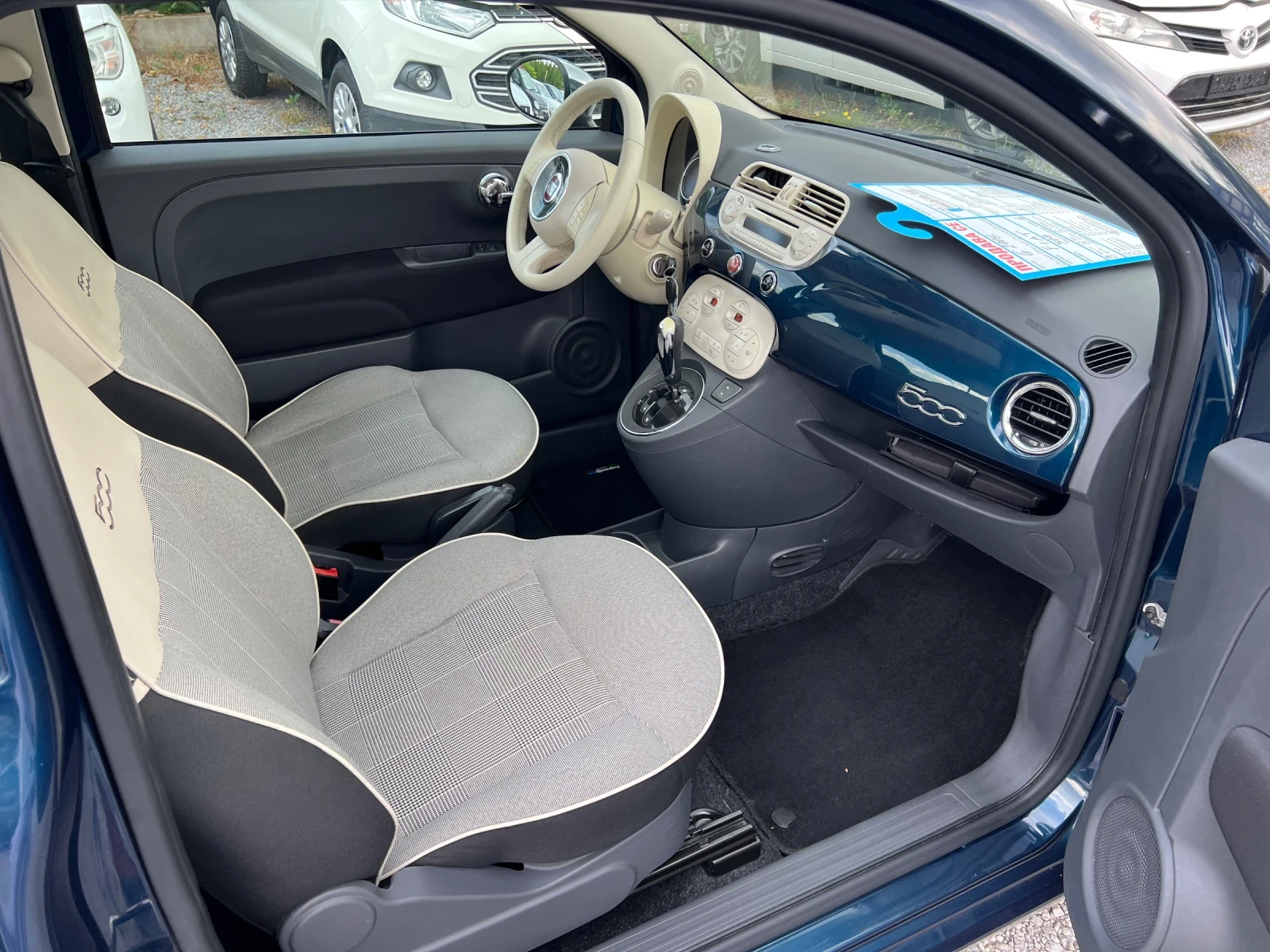 Fiat 500 1.2i Euro6 Avtomat Panorama, снимка 10 - Автомобили и джипове - 55167223