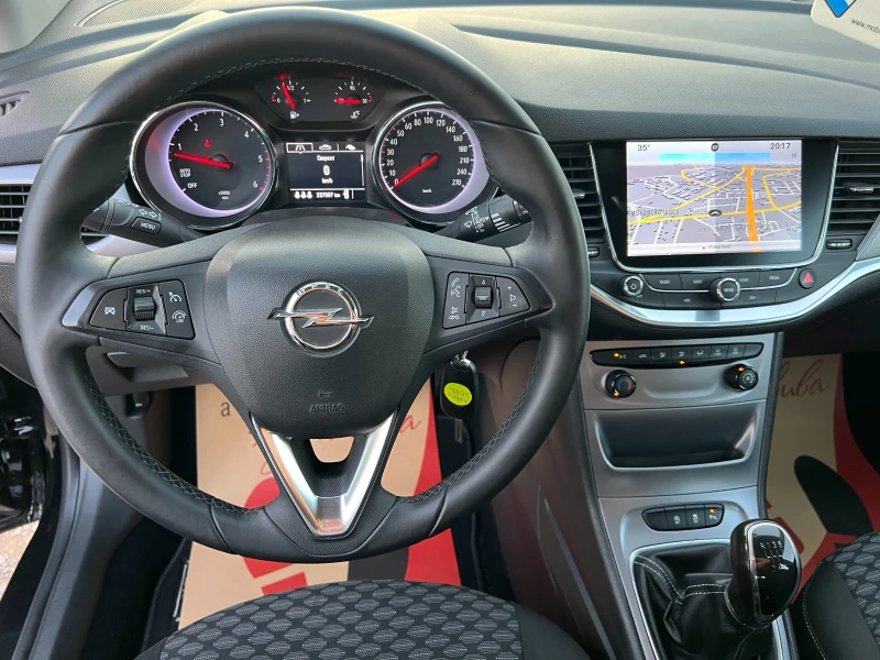 Opel Astra 1.6CDTi EURO 6/НАВИГАЦИЯ/Парктроници/ТОП СЪСТОЯНИЕ, снимка 14 - Автомобили и джипове - 51336365