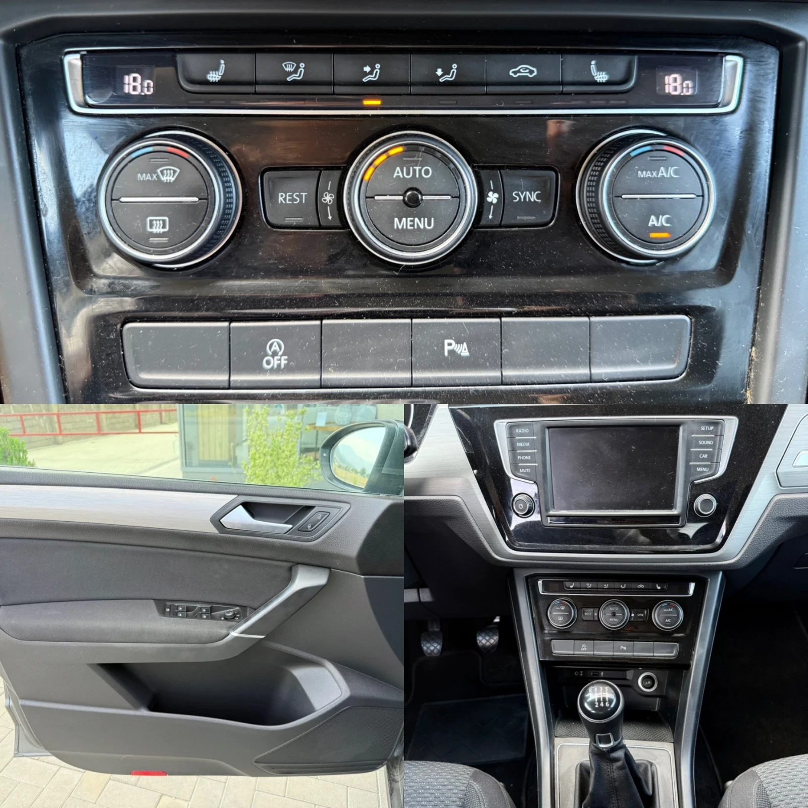 VW Touran 2.0 TDI 150к.с 6+ 1 / NAVI / PODGREV / FULL SERVIC, снимка 15 - Автомобили и джипове - 55930781