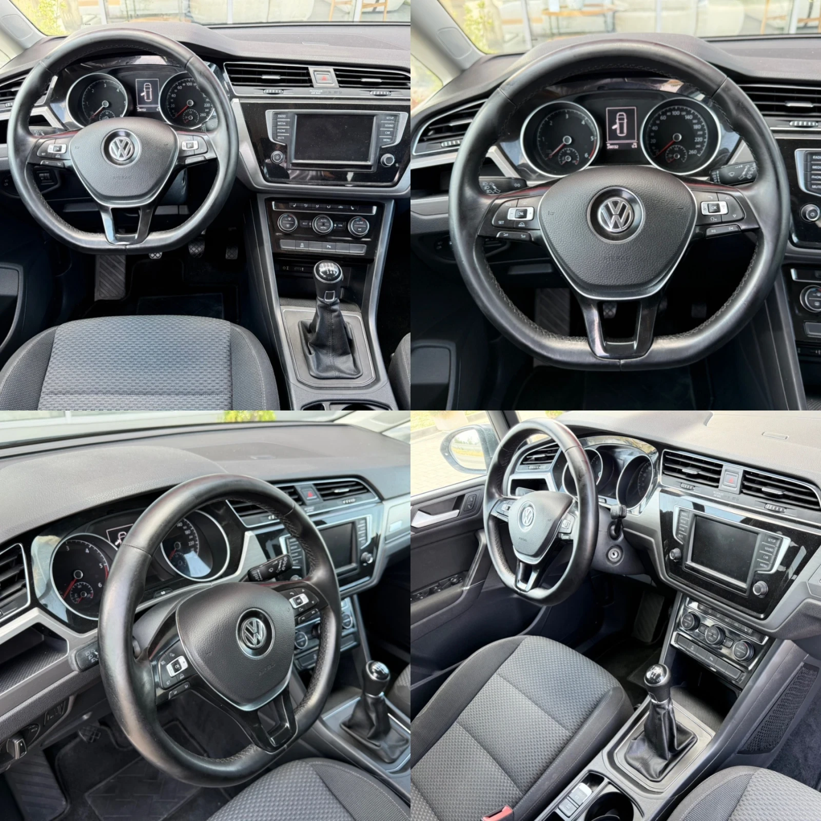 VW Touran 2.0 TDI 150к.с 6+ 1 / NAVI / PODGREV / FULL SERVIC, снимка 13 - Автомобили и джипове - 55930781