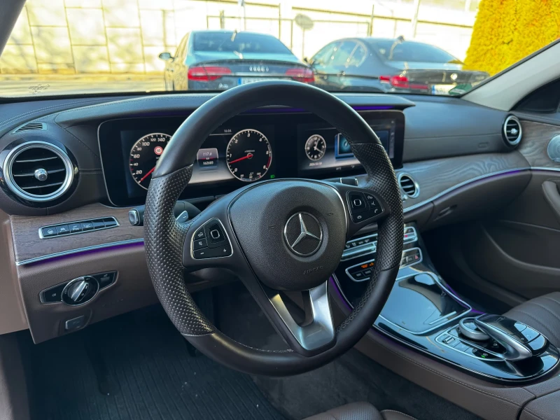 Mercedes-Benz E 350 d Airmatic Exclusive Обдухване HUD 360 Distronic, снимка 9 - Автомобили и джипове - 53404270