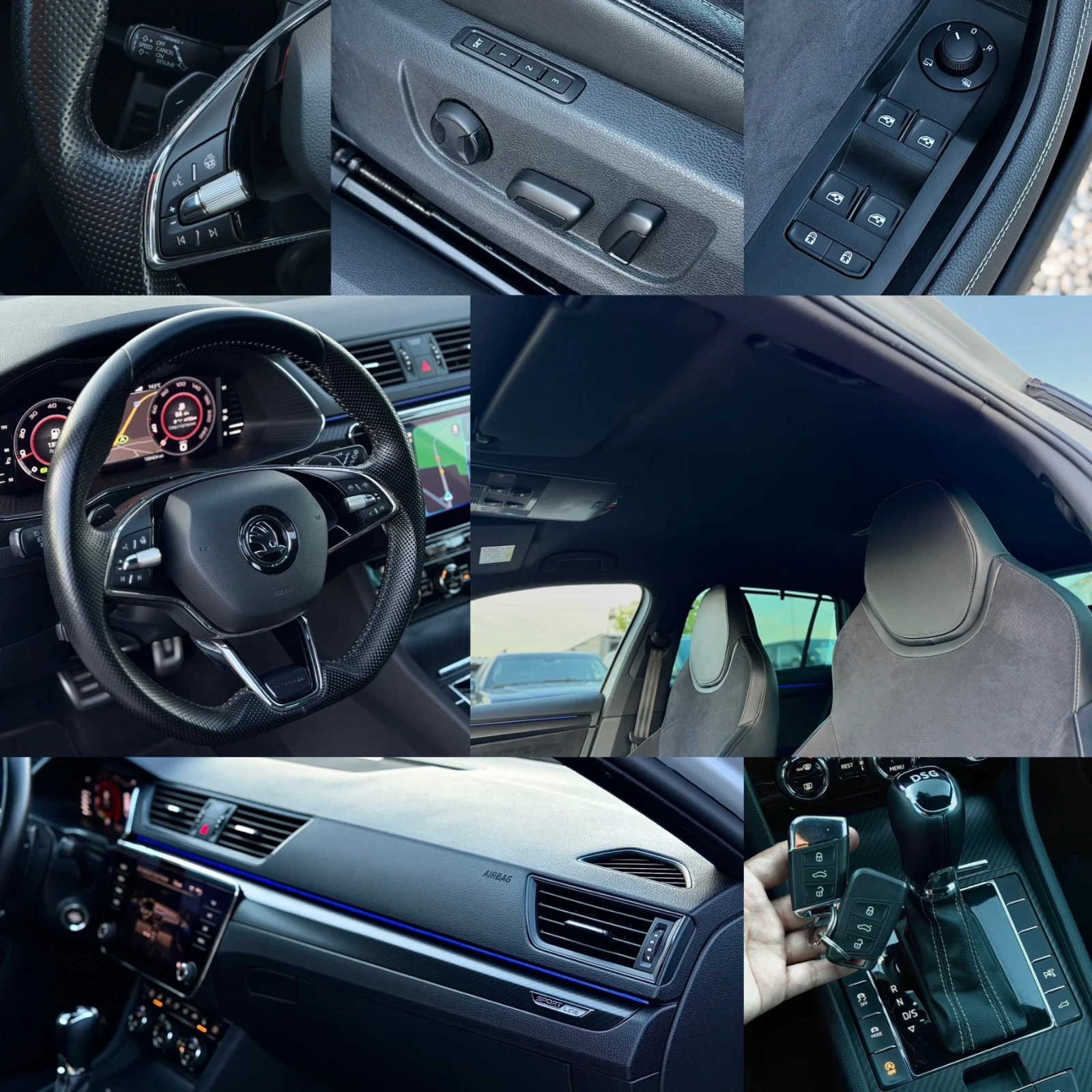 Skoda Superb 2.0TDI 200кс DSG SportLine DIGITAL CarPlay FULL, снимка 17 - Автомобили и джипове - 54563085