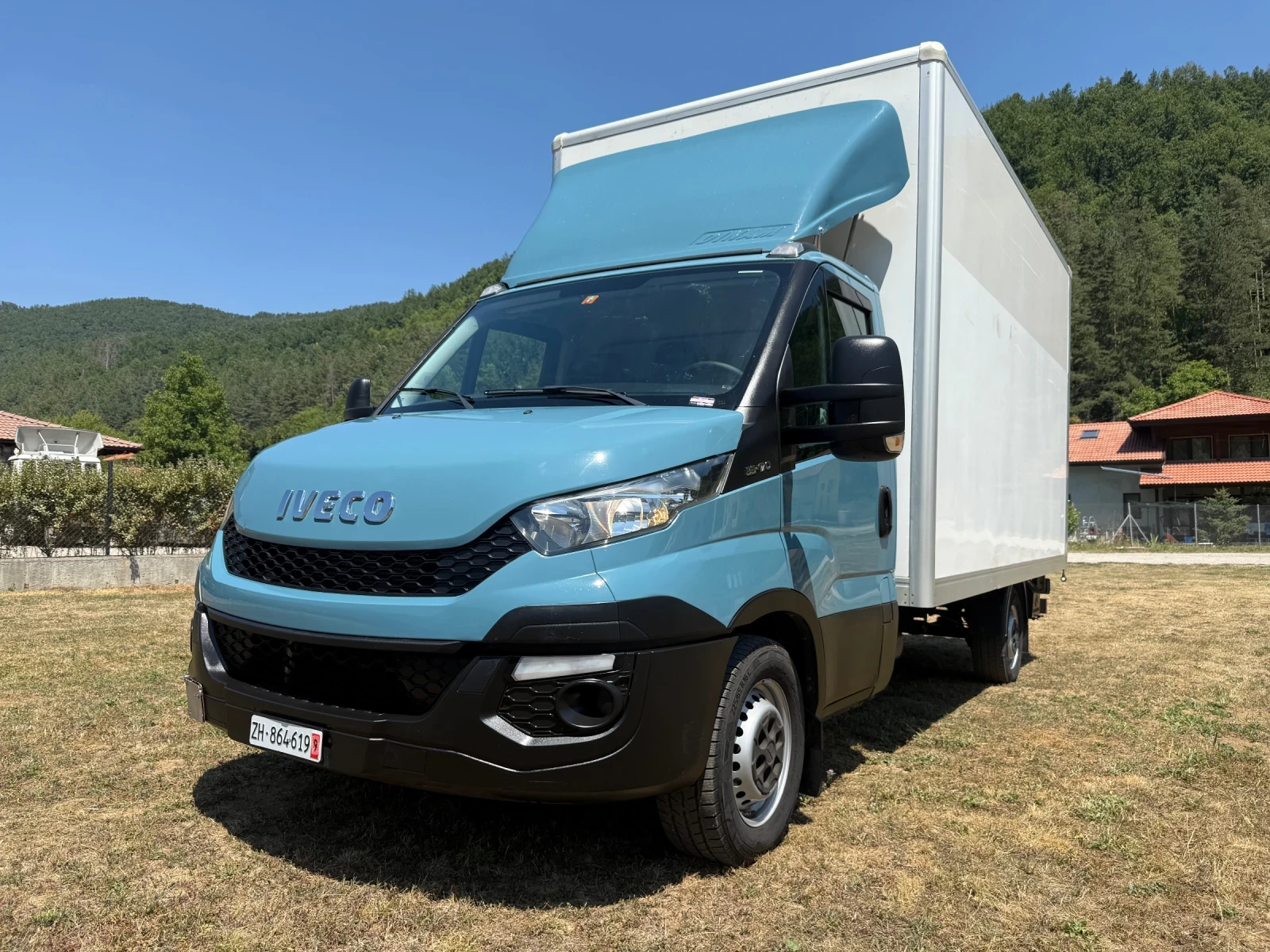 Iveco 35S18 35S17  Борд Климатик Фургон 4.10M МЕЖДУОСИЕ, снимка 1