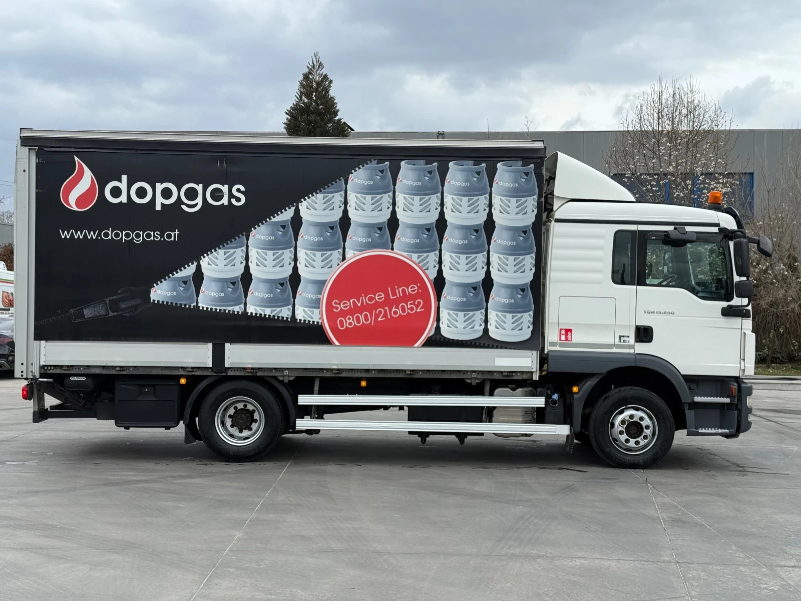 Man Tgm 15.290 * падащ борд* euro 6* перфектен, снимка 3 - Камиони - 53891779