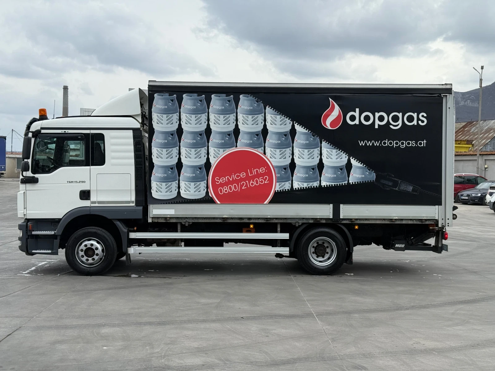 Man Tgm 15.290 * падащ борд* euro 6* перфектен, снимка 7 - Камиони - 53891779