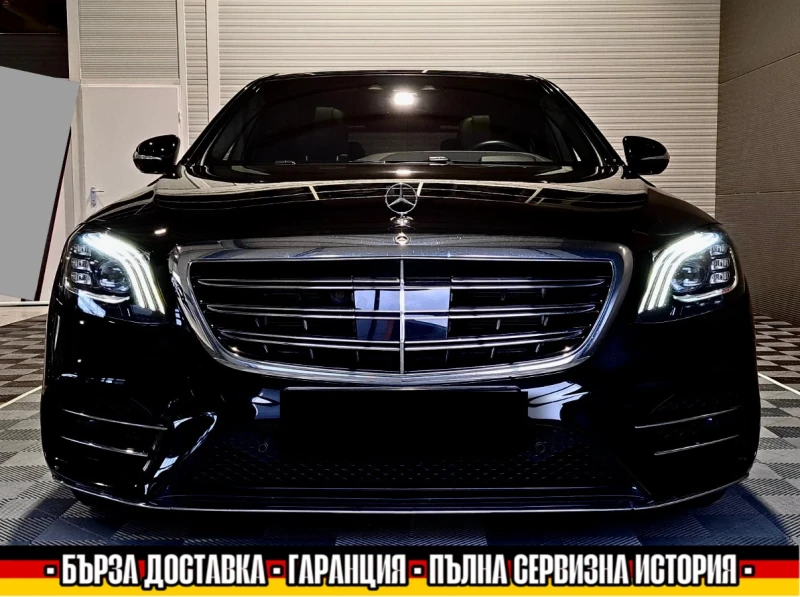 Mercedes-Benz S 560 L 4MATIC AMG PANO BURMESTER 360CAM TV 128000km , снимка 3 - Автомобили и джипове - 49223834