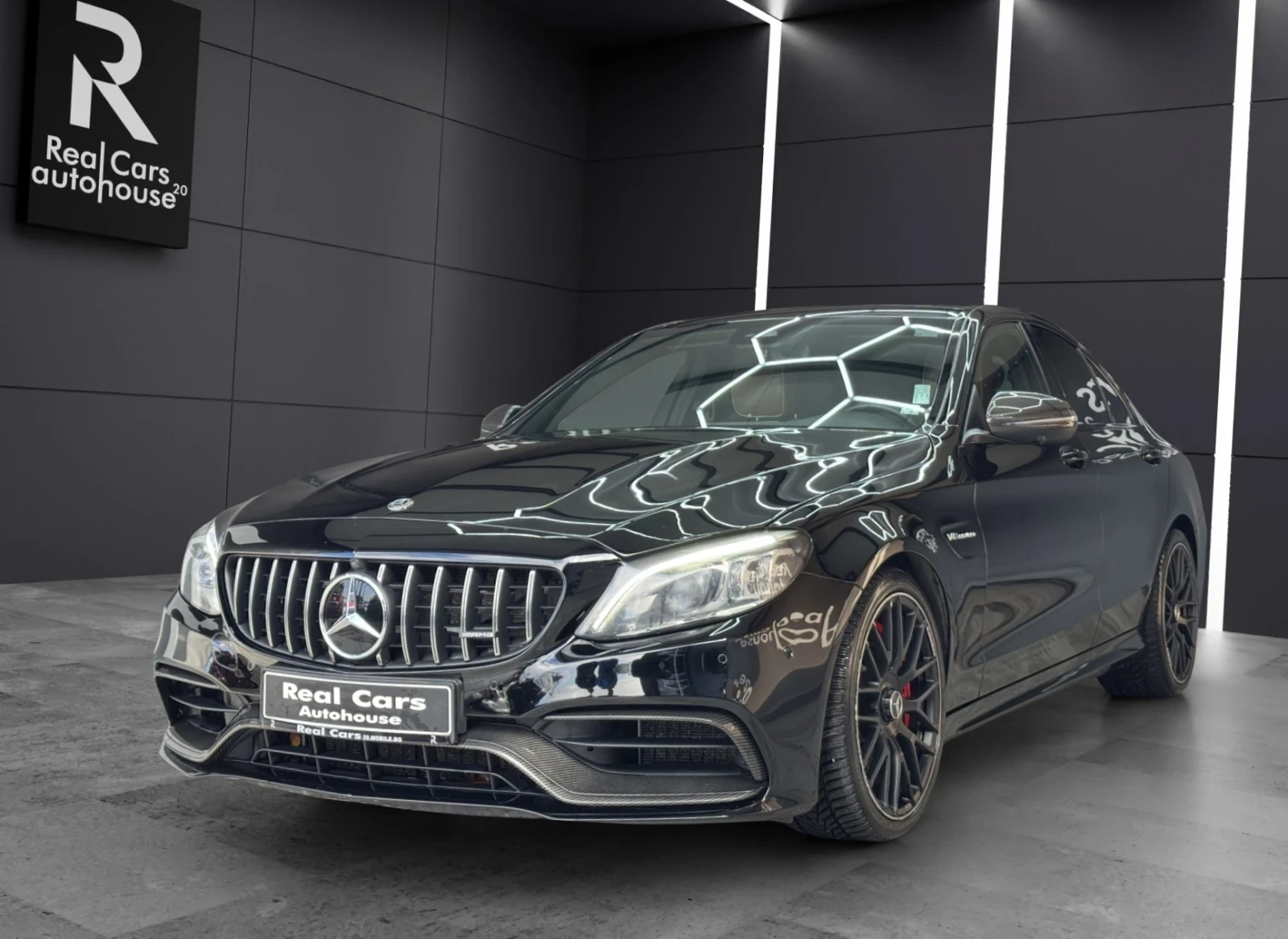 Mercedes-Benz C 63 AMG S* FACELIFT* CARBON* BURMESTER* 360* PANO, снимка 1