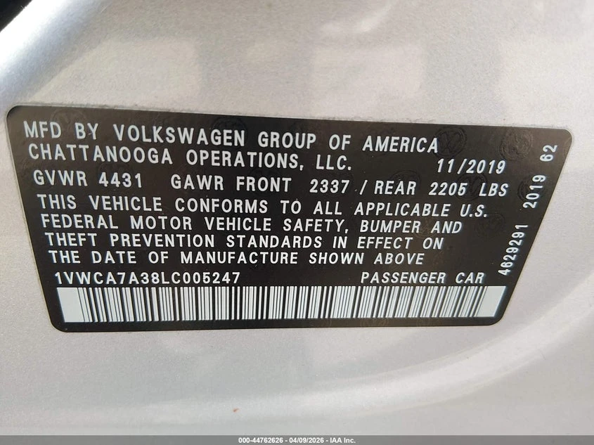 VW Passat 2.0l Volkswagen 2.0T Sel, снимка 9 - Автомобили и джипове - 54360724
