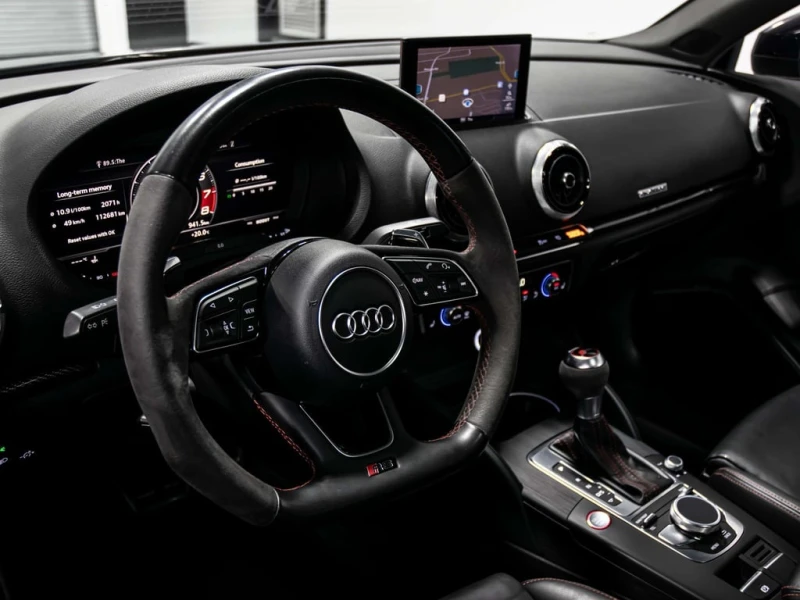 Audi Rs3 * quattro * CARFAX * БЕЗ ПЪРВОНАЧАЛНА ВНОСКА, снимка 9 - Автомобили и джипове - 53432170