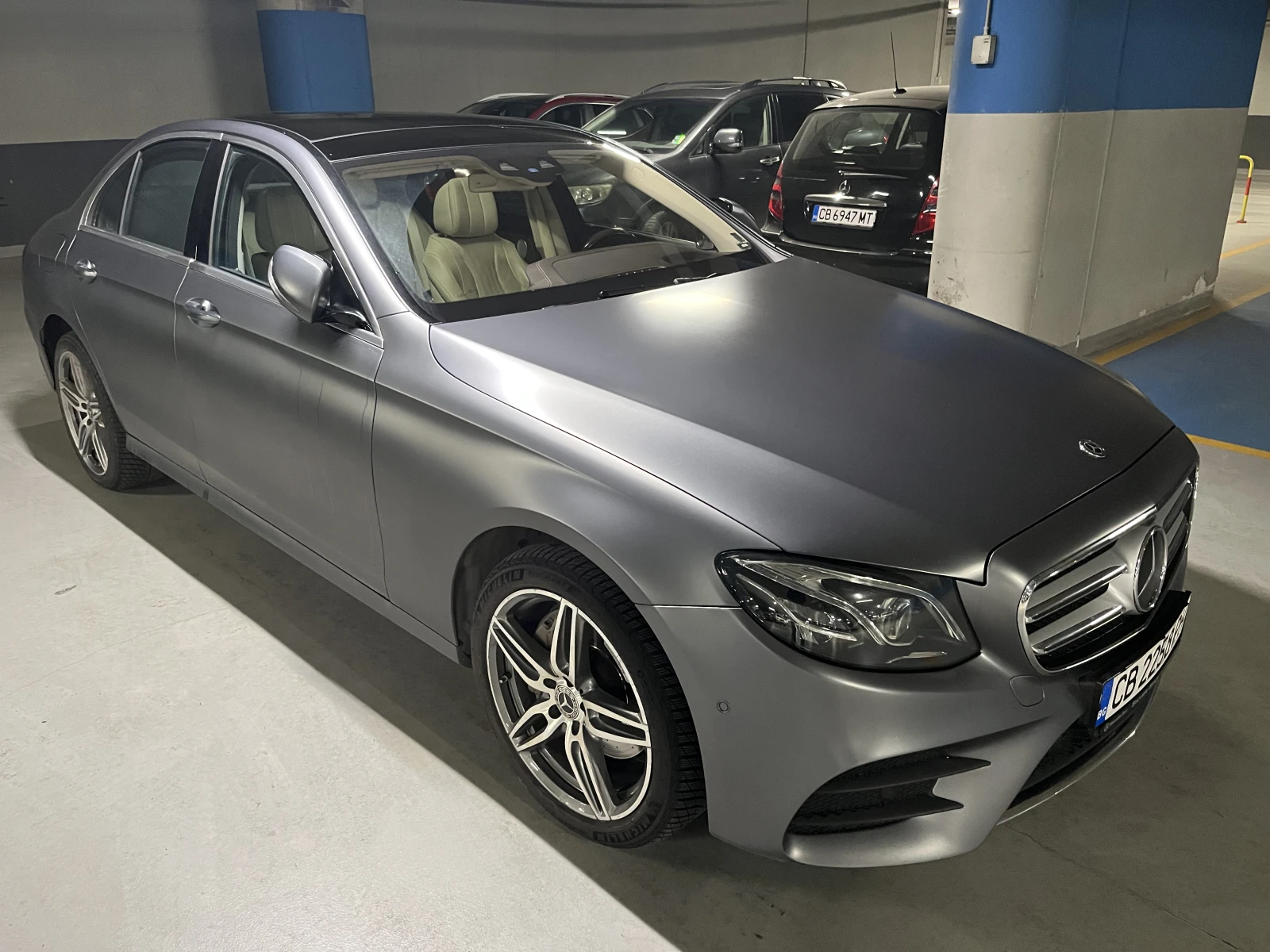 Mercedes-Benz E 220 AMG* DIG* BUR* PANO* AIR* NAV* , снимка 3 - Автомобили и джипове - 53924210