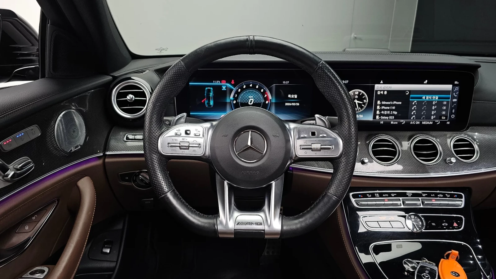 Mercedes-Benz E 53 AMG BURMESTER / DISTRONIC / AIRMATIC / ОБДУХ / 360, снимка 9 - Автомобили и джипове - 54151828