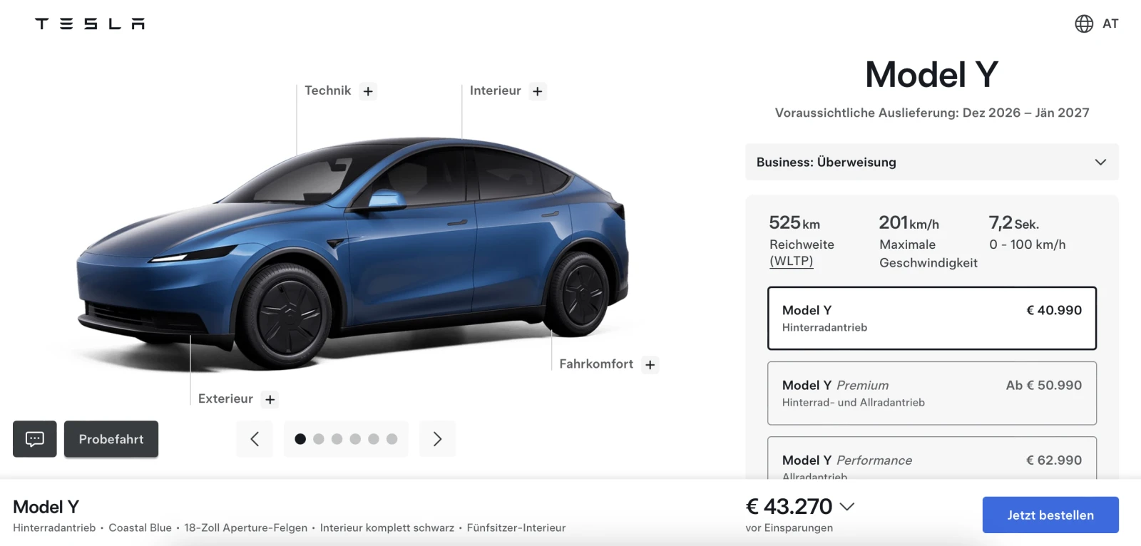 Tesla Y Juniper RWD STD , снимка 16 - Автомобили и джипове - 56267419