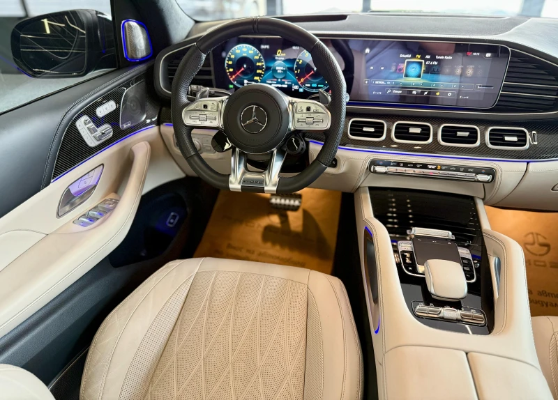 Mercedes-Benz GLS 63 AMG Distronic* Лизинг* Burmester* Обдухване* 7- Местен, снимка 9 - Автомобили и джипове - 51202346