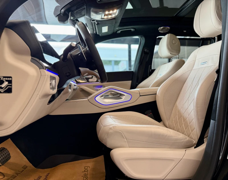 Mercedes-Benz GLS 63 AMG Distronic* Лизинг* Burmester* Обдухване* 7- Местен, снимка 8 - Автомобили и джипове - 51202346