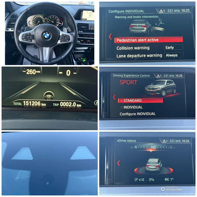 BMW X3 2.0 I M PAKET X DRIVE, снимка 13 - Автомобили и джипове - 52856173