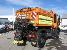 Mercedes-Benz UNIMOG U500 САМОСВАЛ+ ЧЕТКА+ ПЕСАКАР+ ГРЕБЛО ЗА СНЯГ, снимка 4